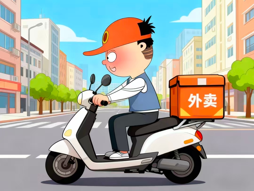 6岁男孩把外卖员爸爸宠成超级英雄 在孩子心中，父母是无所不能的。因为父母把超人的