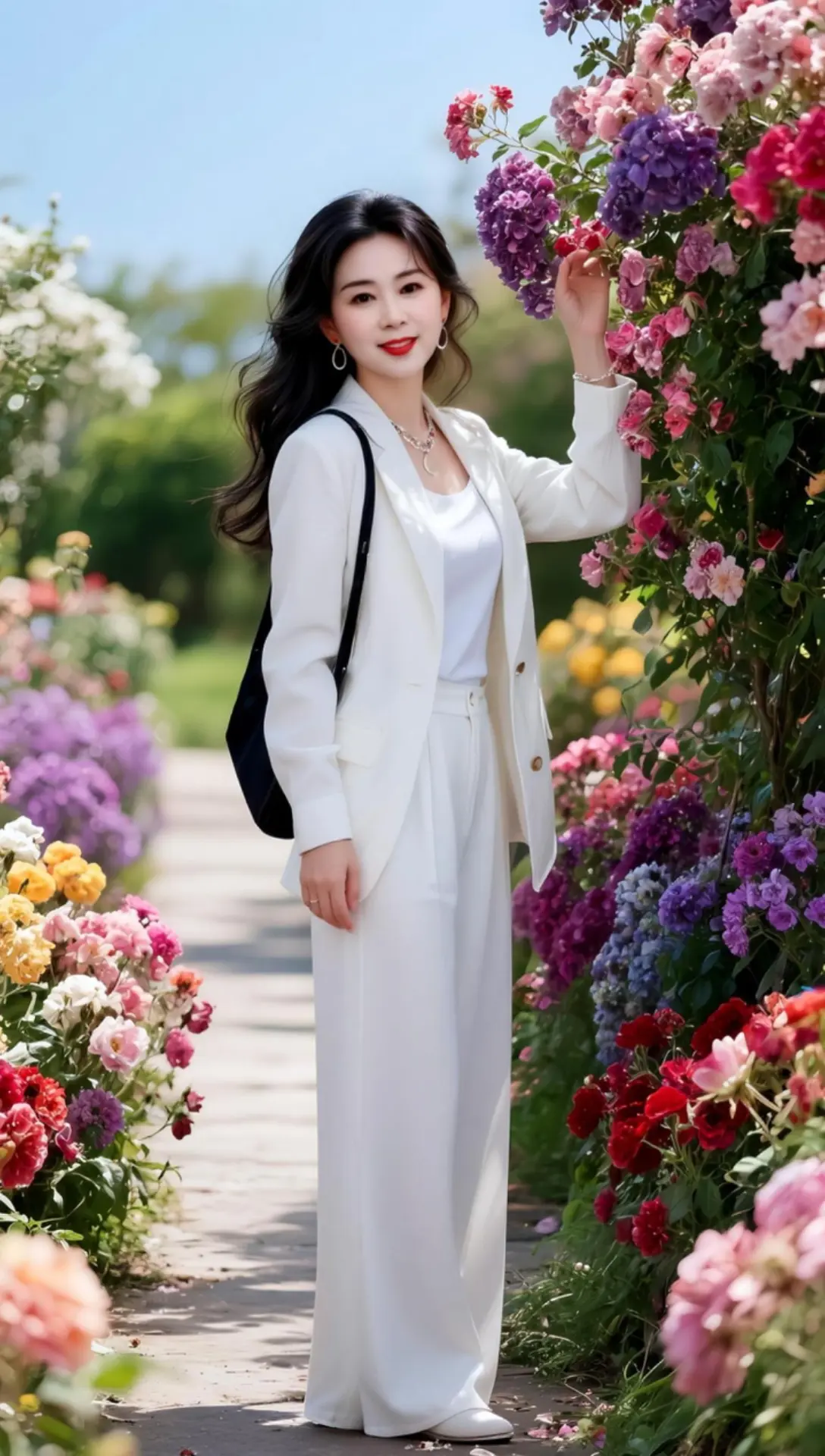 AI花园清新写真 ai创作