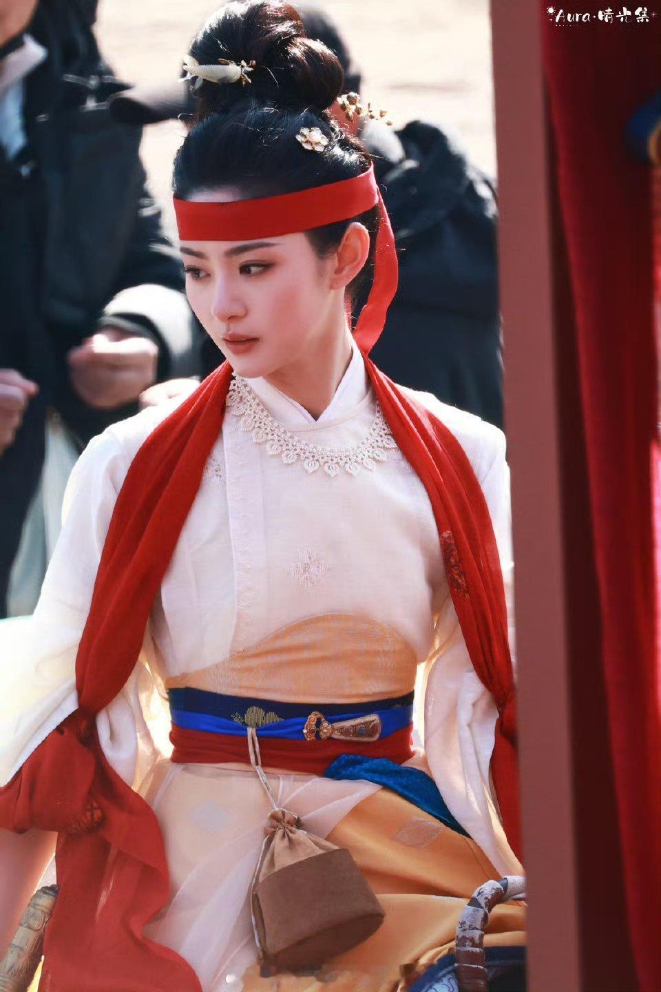 赵晴《金吾不禁》沈青梧打马球路透图，好英气的美！ 瘦下来真好看 