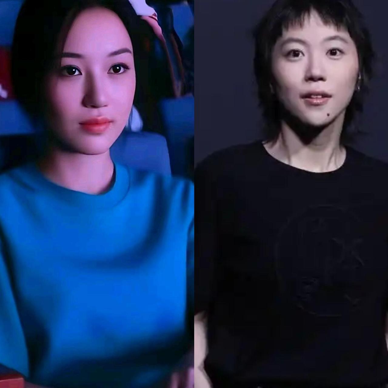 问男同胞一个问题，不许撒谎哦！
左边李嫣，右边窦靖童，
两个都是王菲的女儿，如果