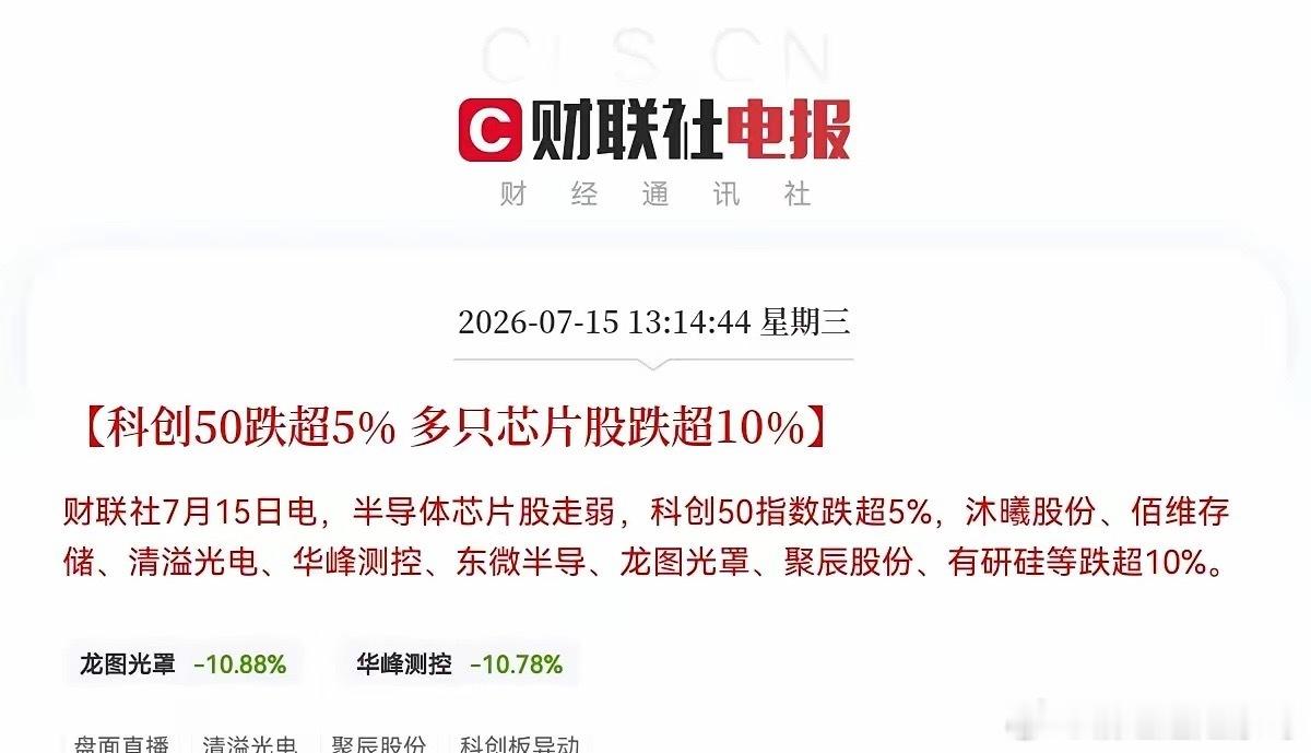 今天最受伤的是满仓半导体芯片的，昨天拉起来，今天砸下去，这似乎是带着某种情绪来的