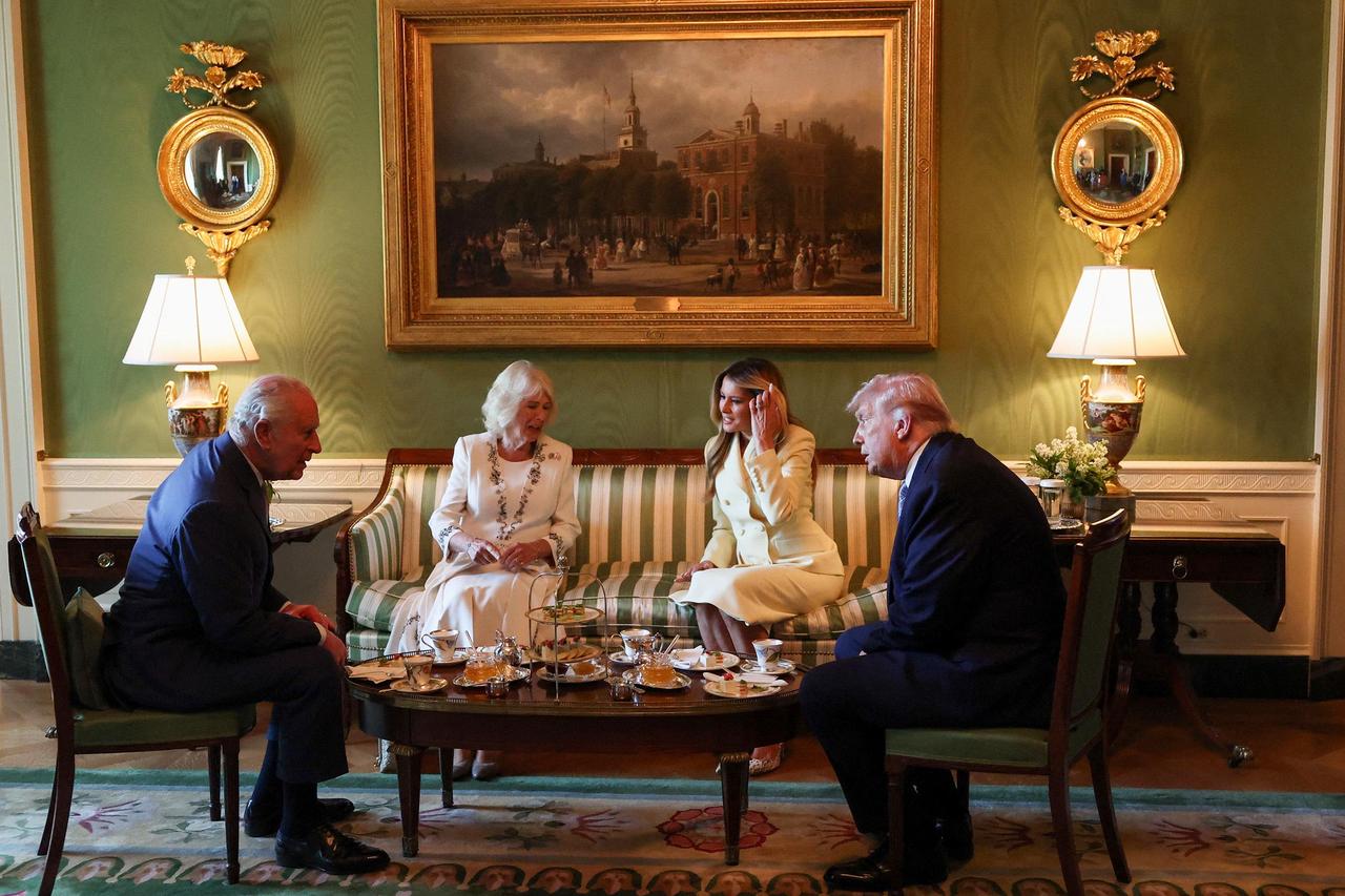 白宫为英国国王查尔斯三世和王后卡米拉举办了一场“下午茶”，但时间却是美东时间上午