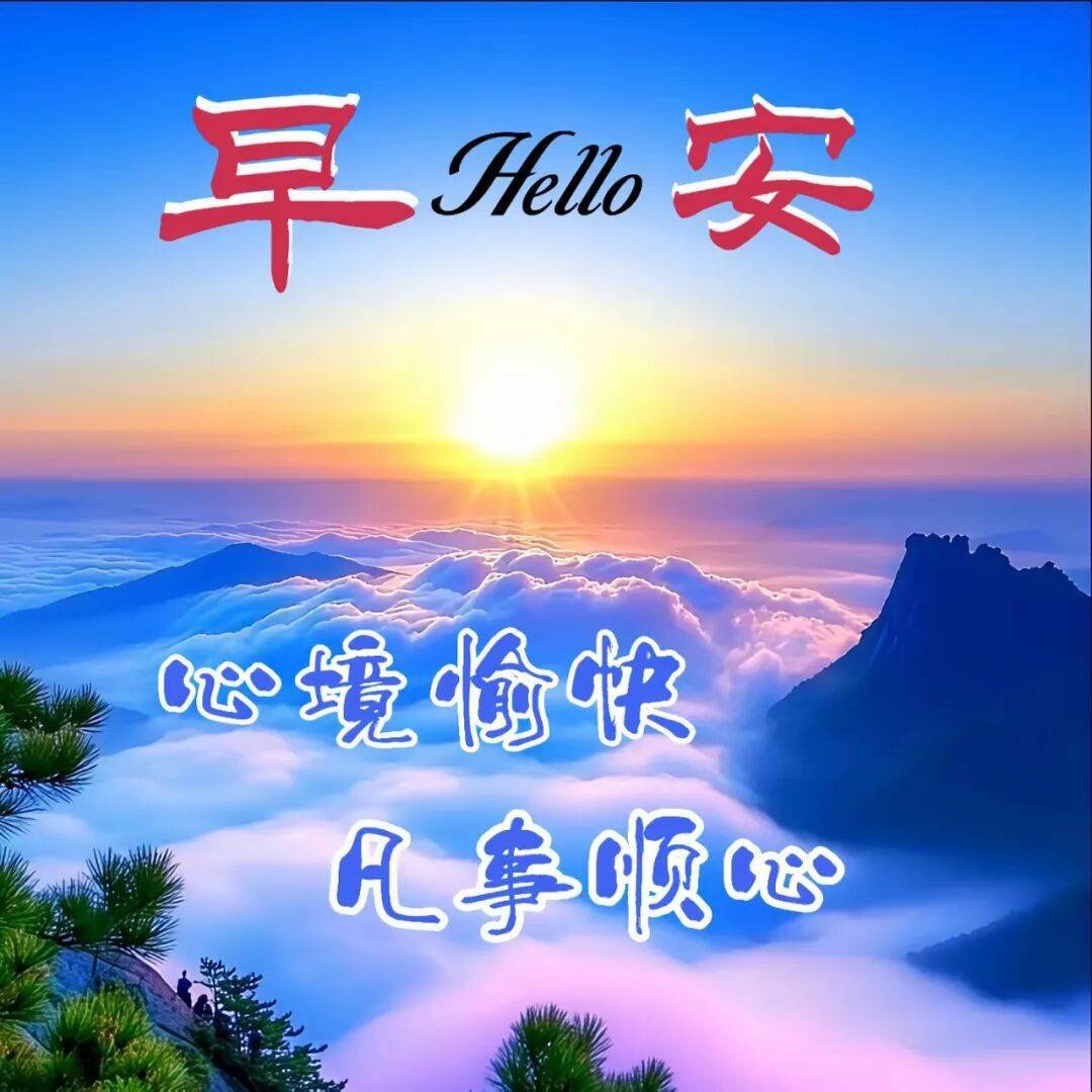 只要面对阳光努力向上，日子就会变得单纯而美好，早安 ​​​