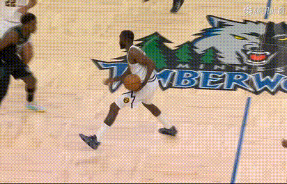 爱德华兹5次犯规，再次下场掘金vs森林狼