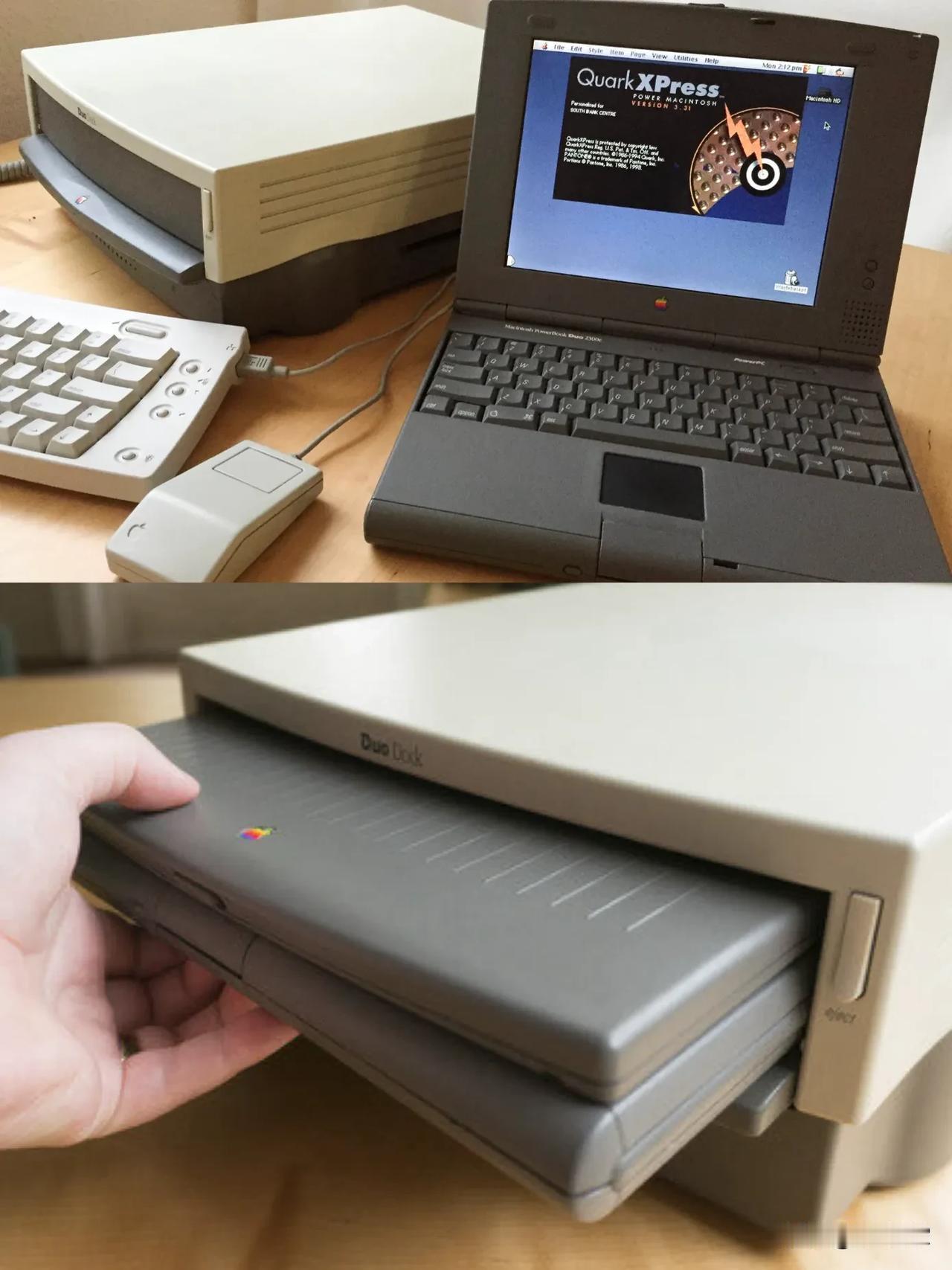 苹果Duo Dock，笔记本插入其中变桌面工作站

苹果早在1992年就有了“D