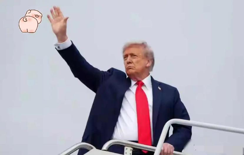 偷鸡不成蚀把米，特朗普机关算尽仍败得一塌糊涂。在韩国与中方会晤后连饭都不吃，直接