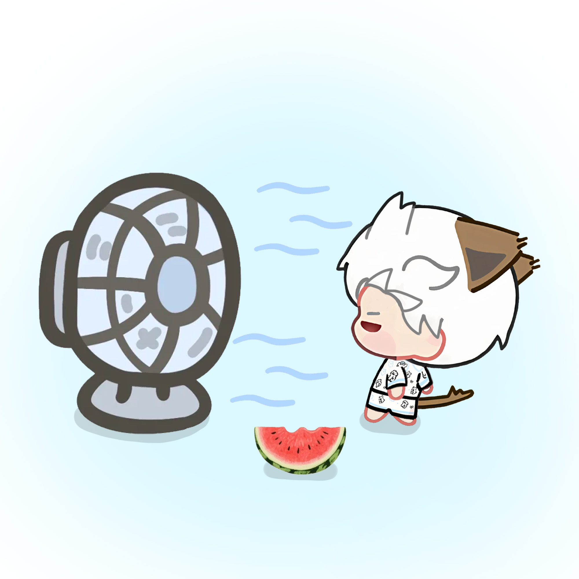 恶魔咪  恶魔咪吃不吃西瓜🍉 