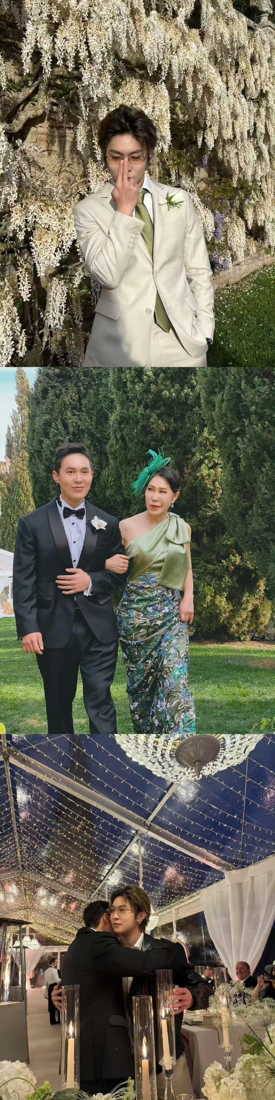 马伯骞给弟弟婚礼当伴郎 完全就是我喜欢的氛围没错，马伯骞就是我们的开心果，好温馨