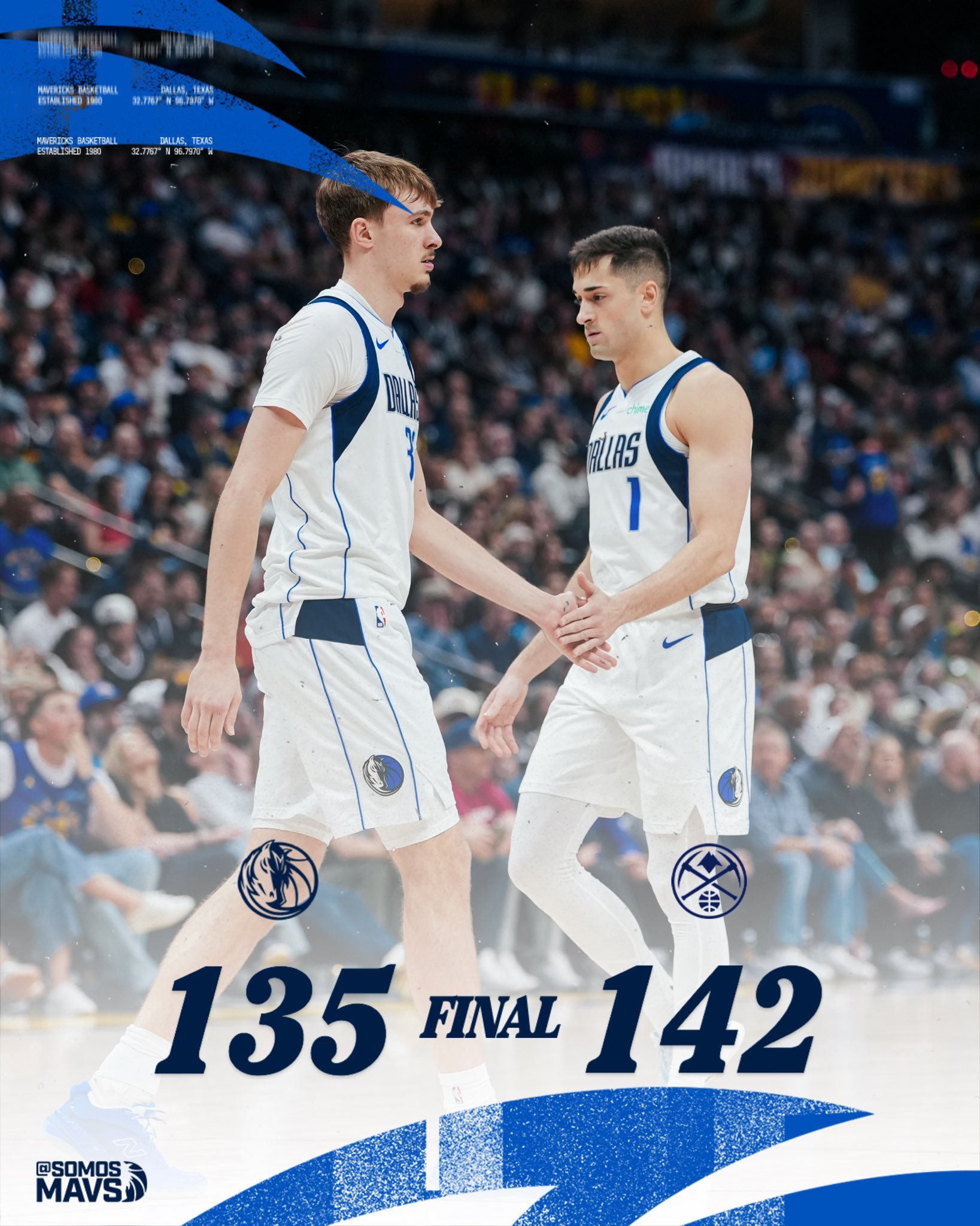 客场挑战掘金，对攻大战稍逊一筹。独行侠末节一度把分差追到只剩下 1 分。关键时刻