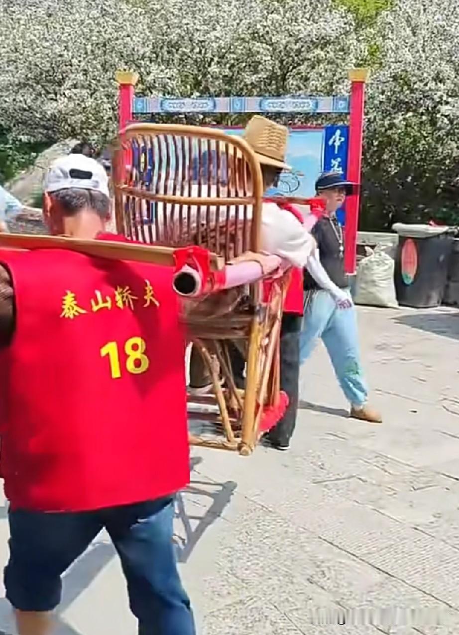 勿以悲悯，绑架人间烟火
 
——泰山轿夫与坐轿人的心灵碰撞
 
泰山石阶悠长，山