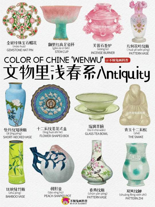 📕 文物里的浅春系The Spring in Artifacts