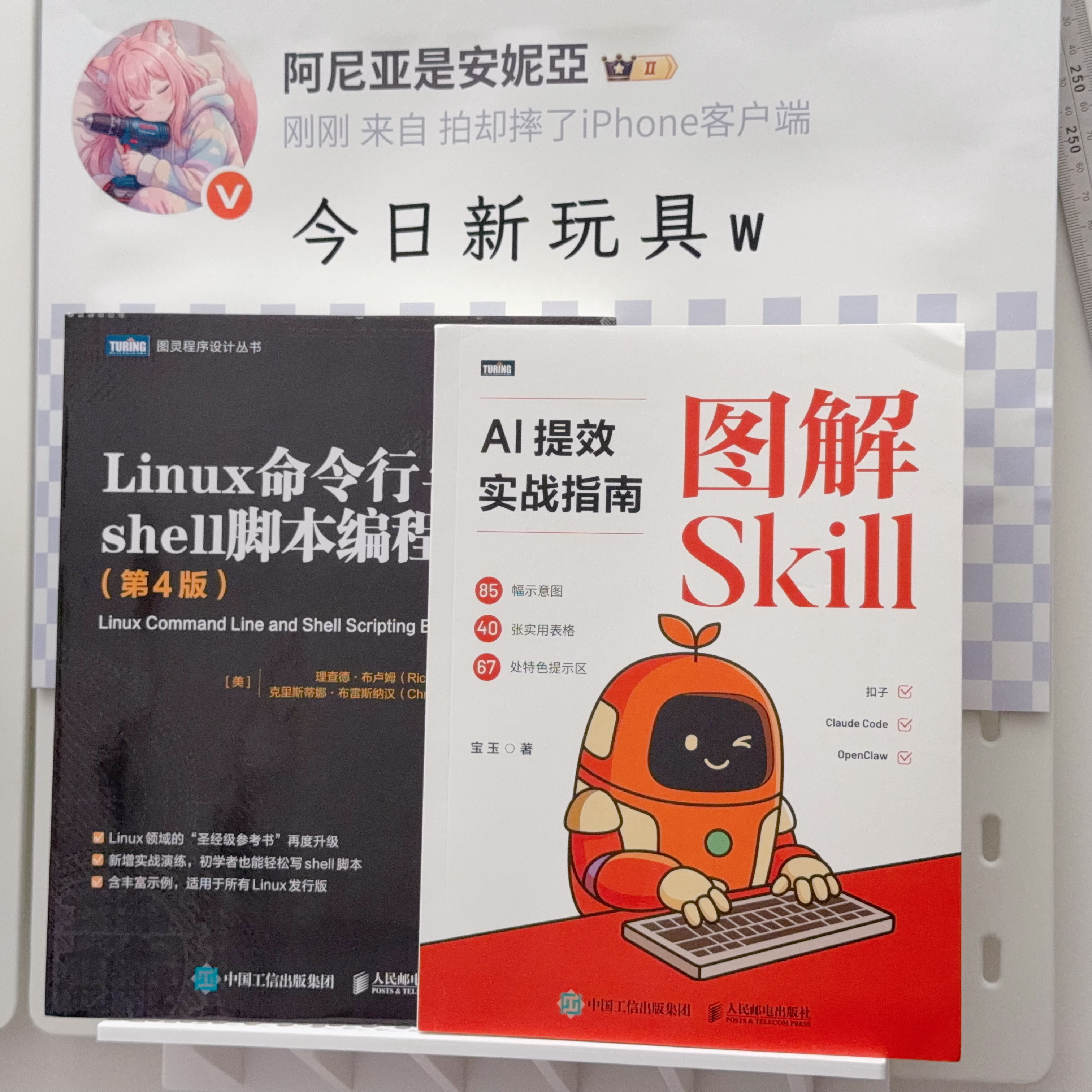 在买宝玉老师的《图解Skill》的同时，还补了一本《Linux命令行与shell