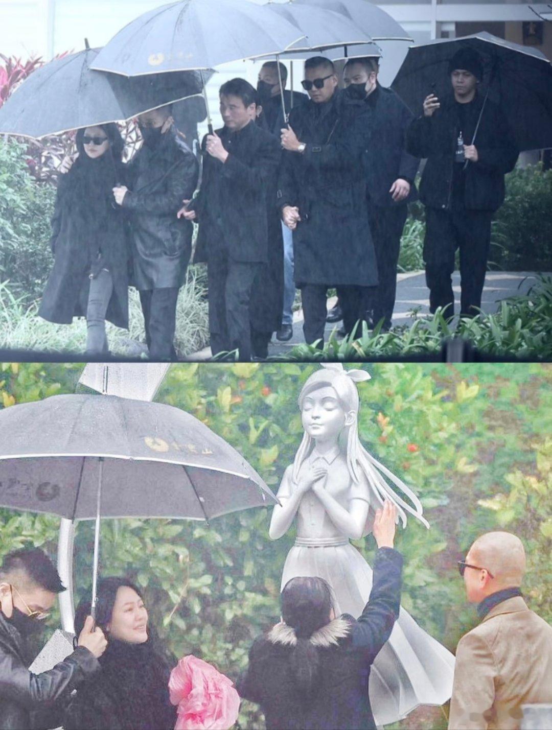 大S雕像大S逝世一周年，具俊晔为她设计的雕像揭幕。对比高以翔的雕像，大S的一点都