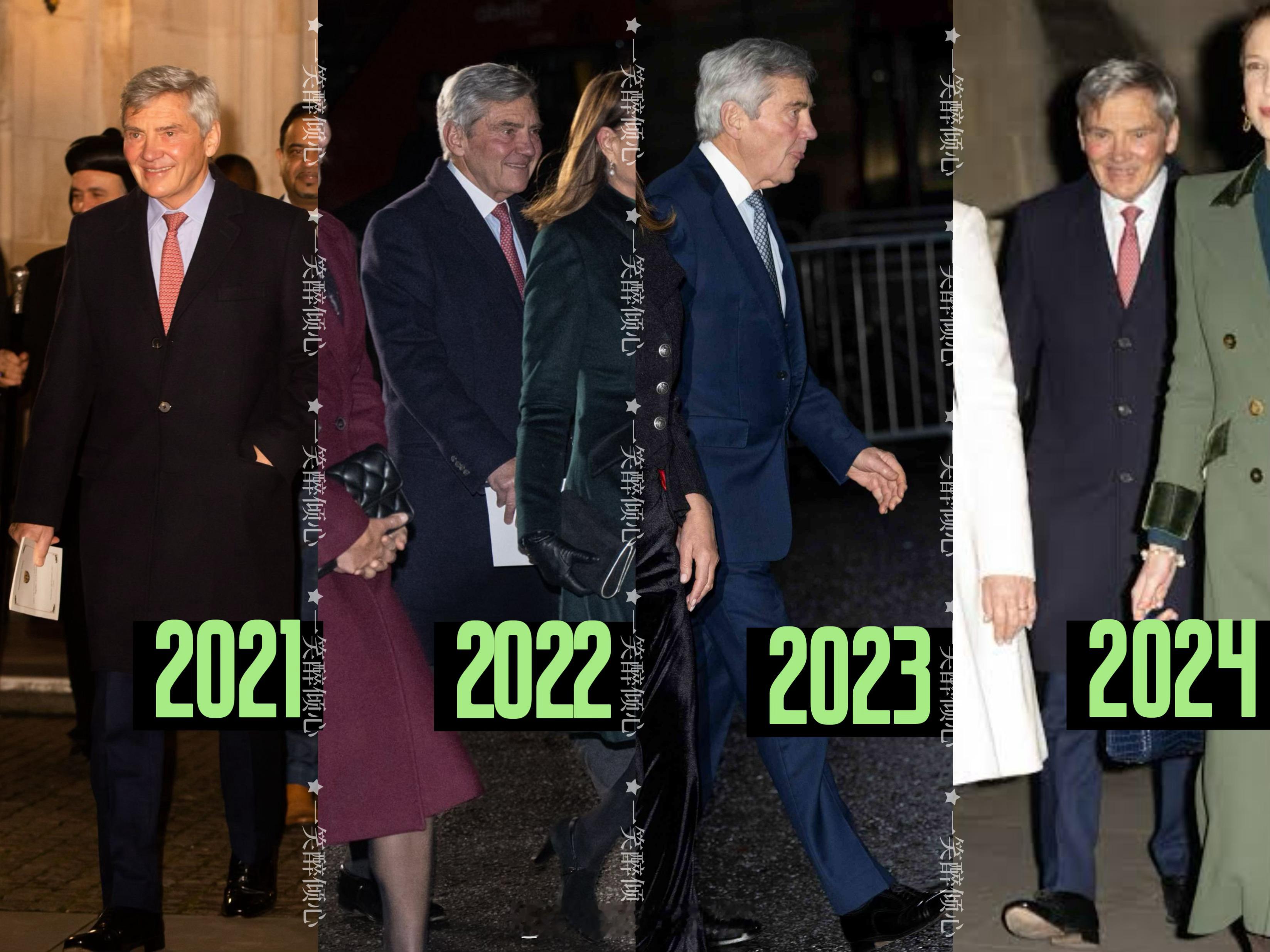 凯特王妃  【圣诞颂歌合集】米德尔顿家在2021年至2024年期间参加过的圣诞颂