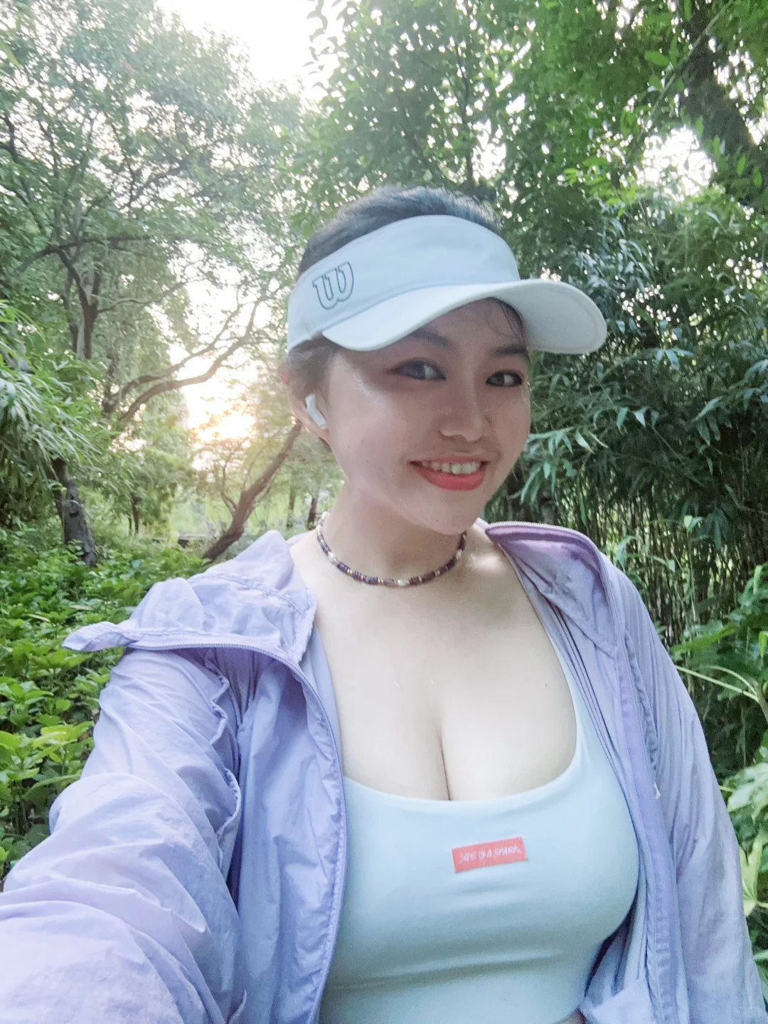 回沪第一跑，5公里不多也不少，一道金粉晚霞