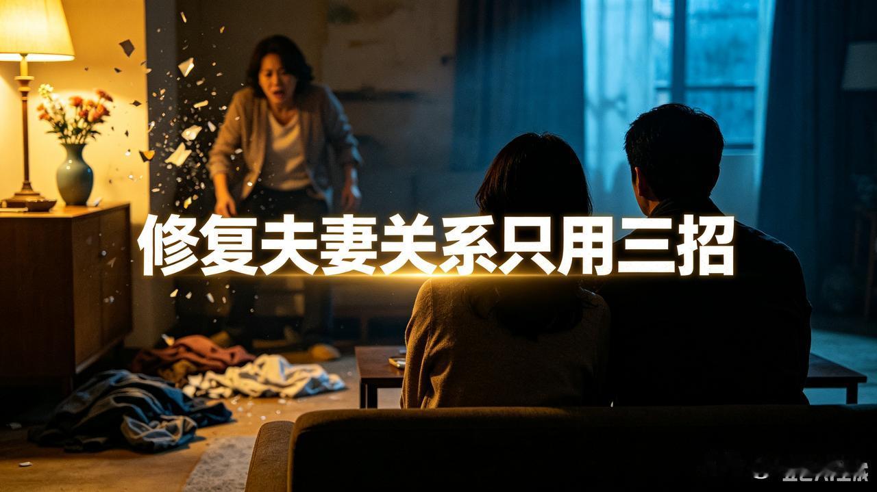 修复夫妻关系只用三招，再冷的感情也能回暖！

之前我和我老婆的关系非常紧张，经常