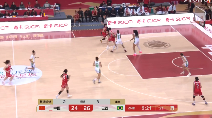 话说，中国女篮这阵地战打的是真不咋地。。。。。。中国女篮vs巴西女篮