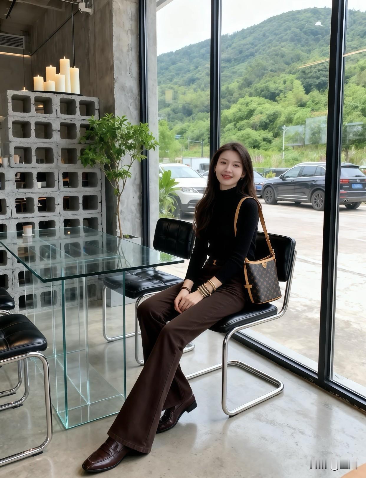 有哪个美女是让你一见钟情的绿意满窗来，静坐赏芳菲。