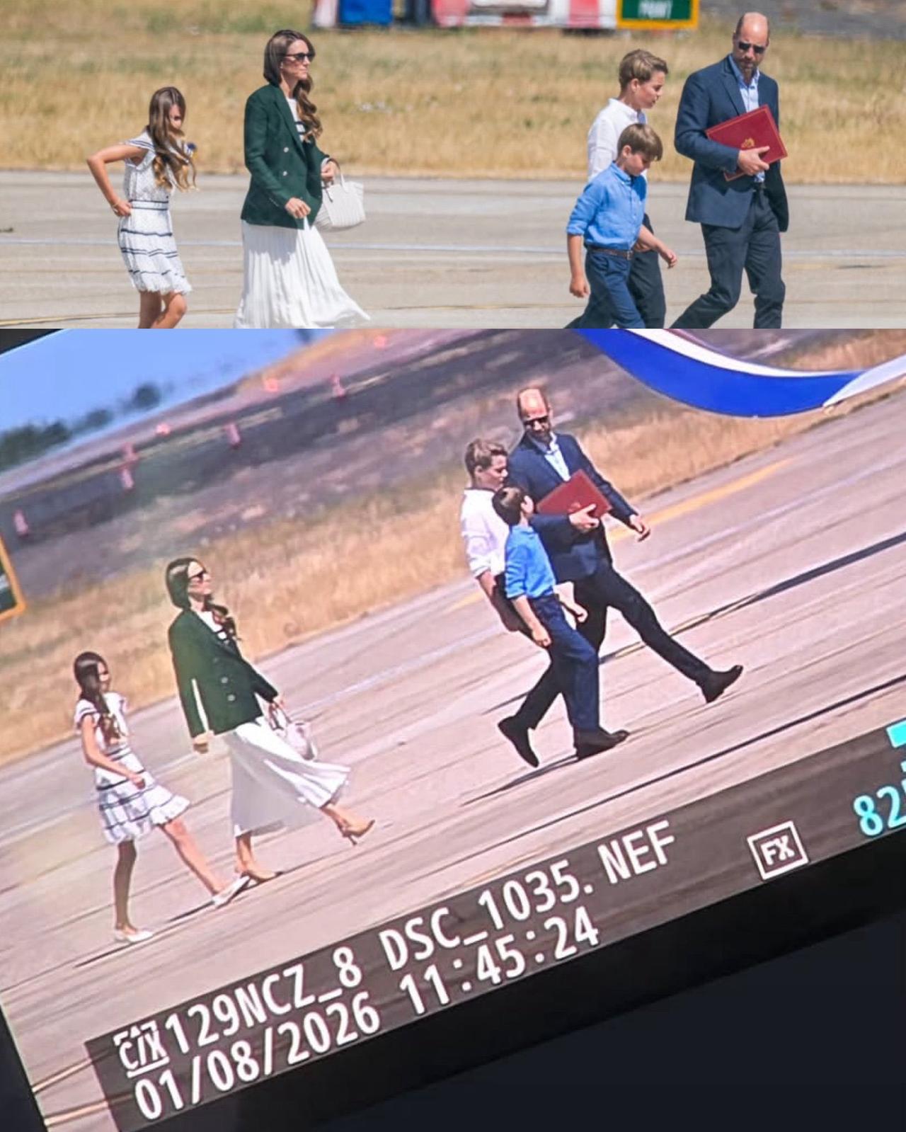 威廉凯特一家五口前往英联邦运动会前的路透照📷~

威廉王储和凯特王妃一家五口整