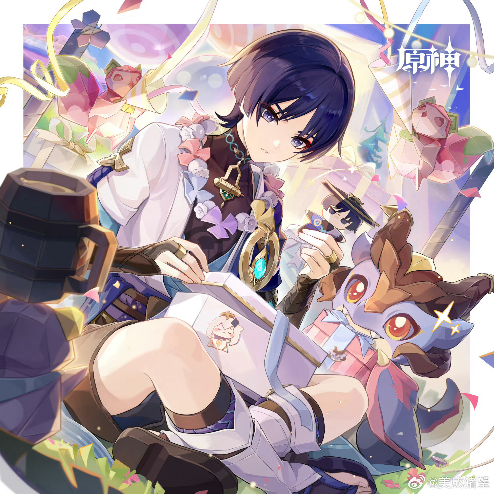 散兵好烫啊帅男人原神流浪者