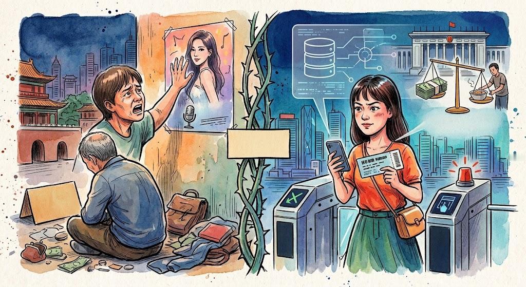 吃着低保的女孩，跑去香港看演唱会：低保保的是生存底线，可治不了消费主义的病！
最