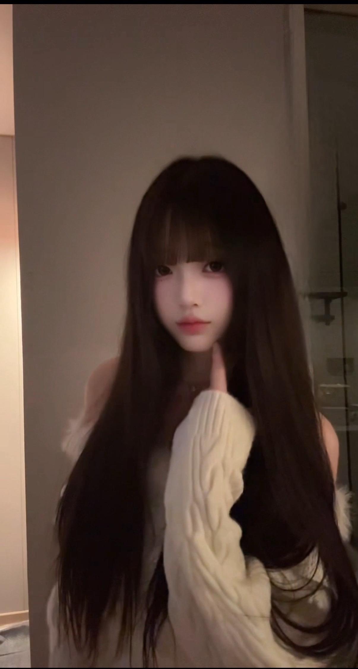 理想女友 黑长直女孩 女大学生 黑发 狮子座