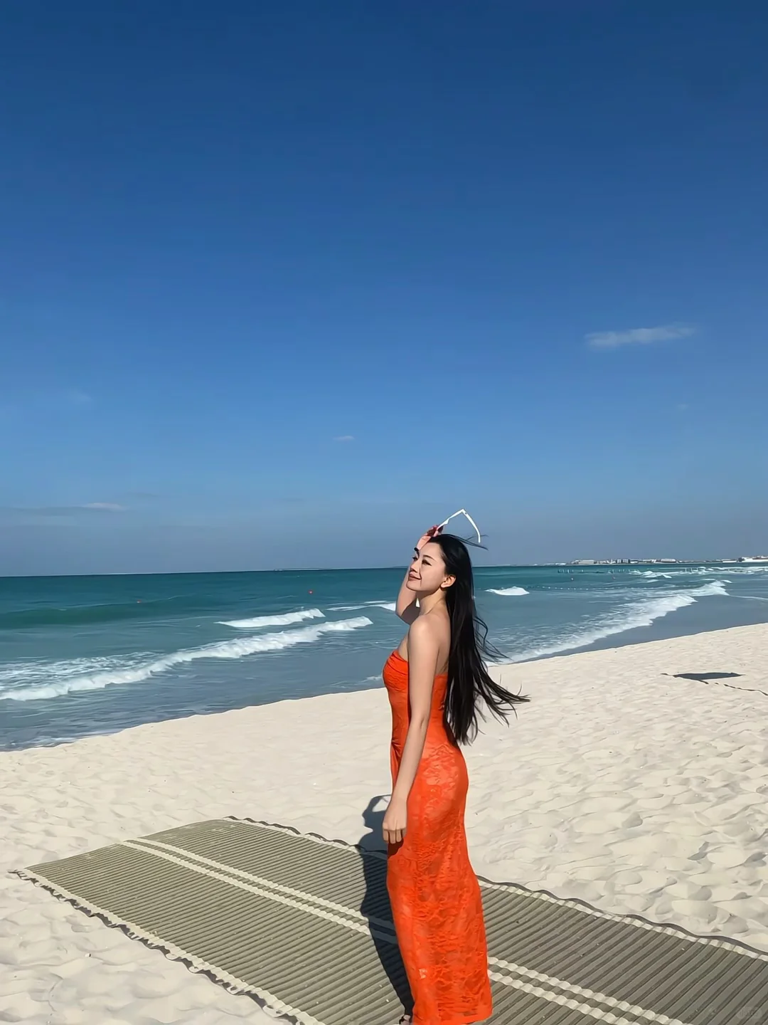 波斯湾的海，不一样的蓝🩵💙🧡