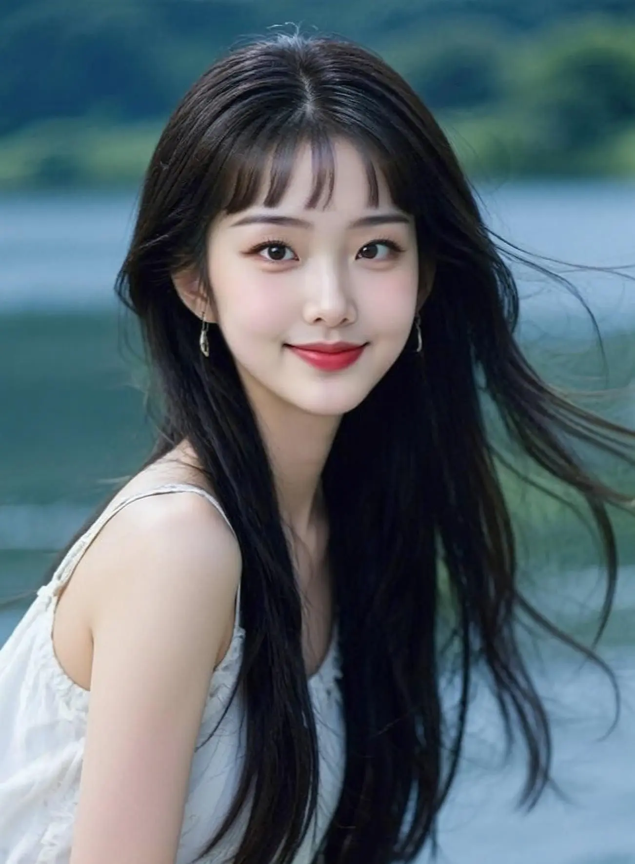 AI长发柔美