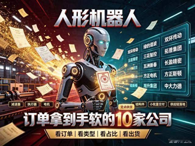 人形机器人别盲目追！看懂订单真假很关键