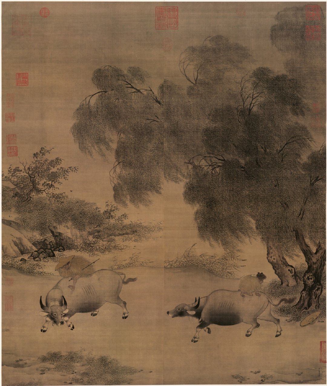 【历代名家画风雨归舟图】谷雨是二十四节气的第六个节气，每年4月19日～21日是太