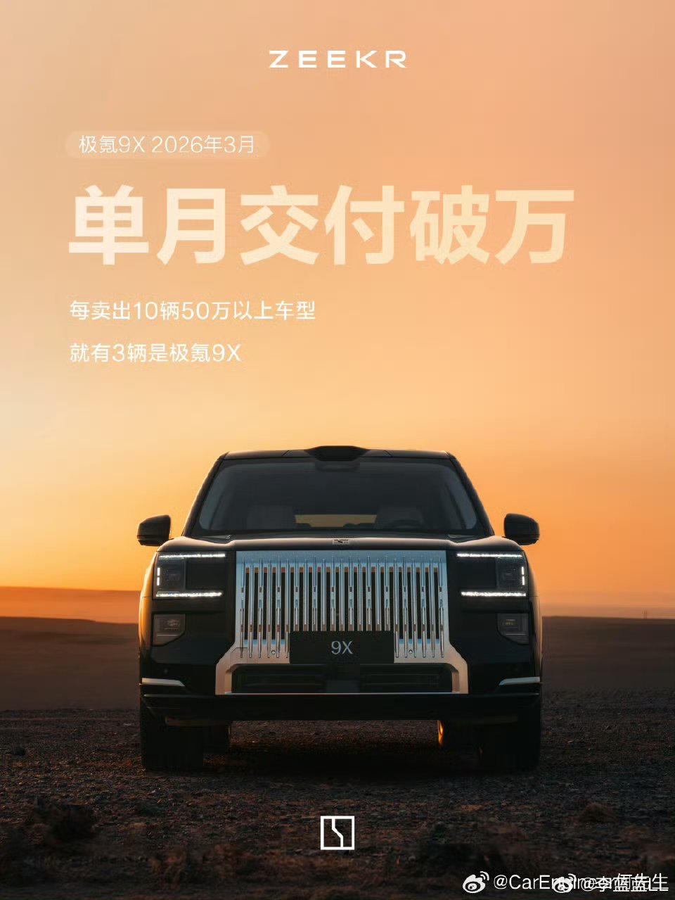 极氪3月交付29318辆杭州库里南卖得还真不错，3月交付破万了！！