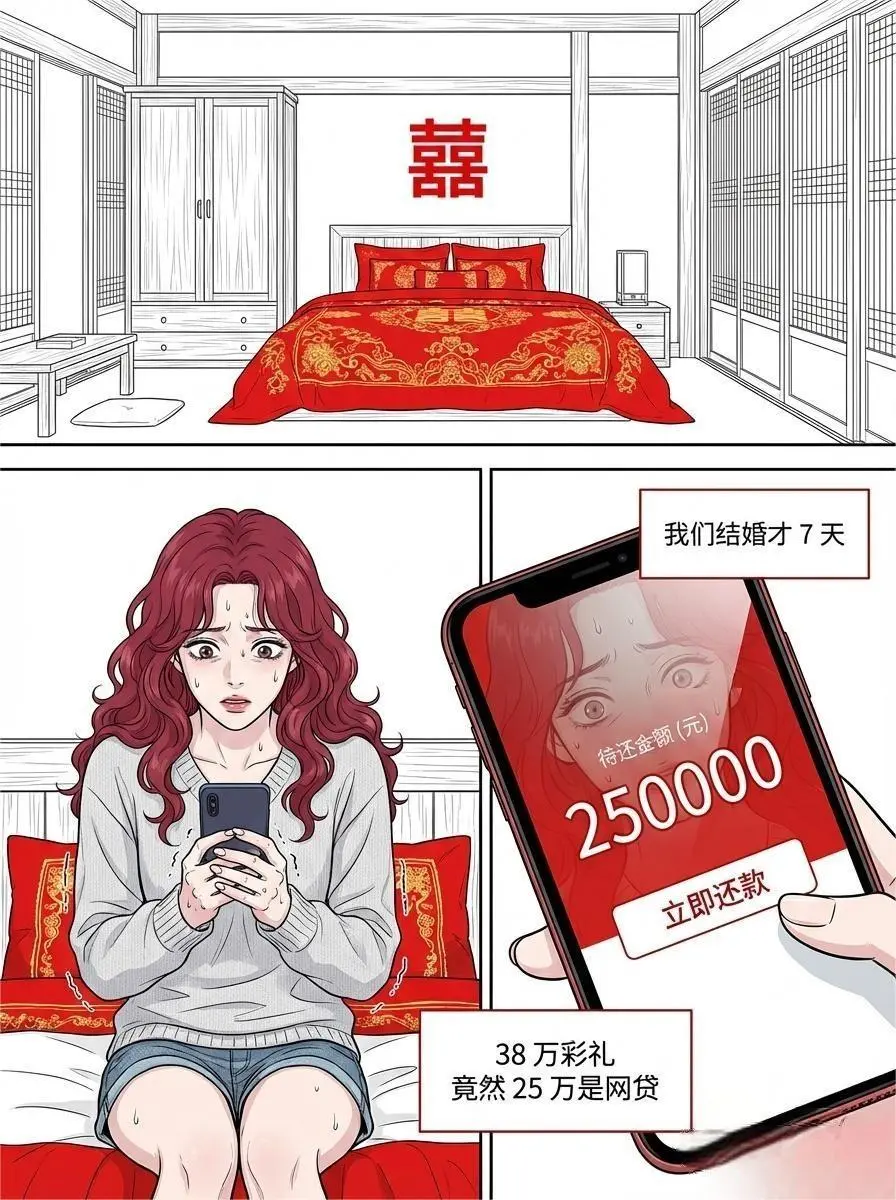 婚后发现彩礼竟然是贷款！