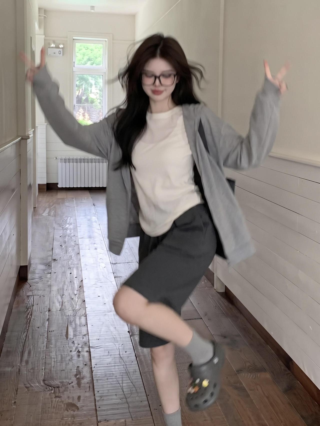 天！早秋穿这套也太韩系了吧