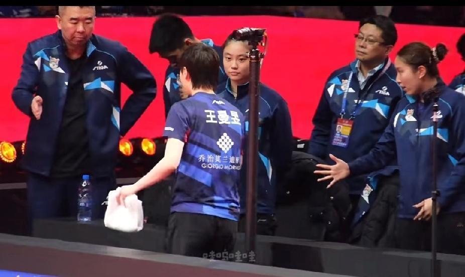 乒超赛场笑不活了！王曼昱和钱天一握手这幕太有梗
 
乒超女团半决赛王曼昱3-1赢