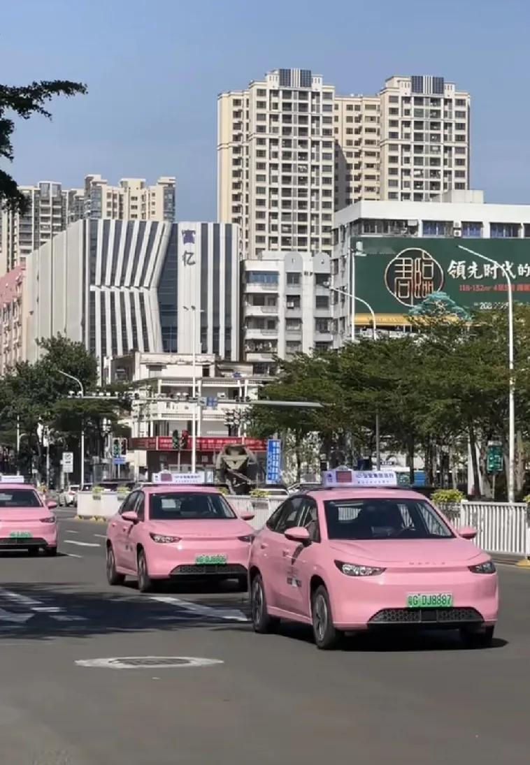 湛江市区此时有这种车出现，真的是让人感到陌生呀。

据了解，是湛江的出租车公司搞