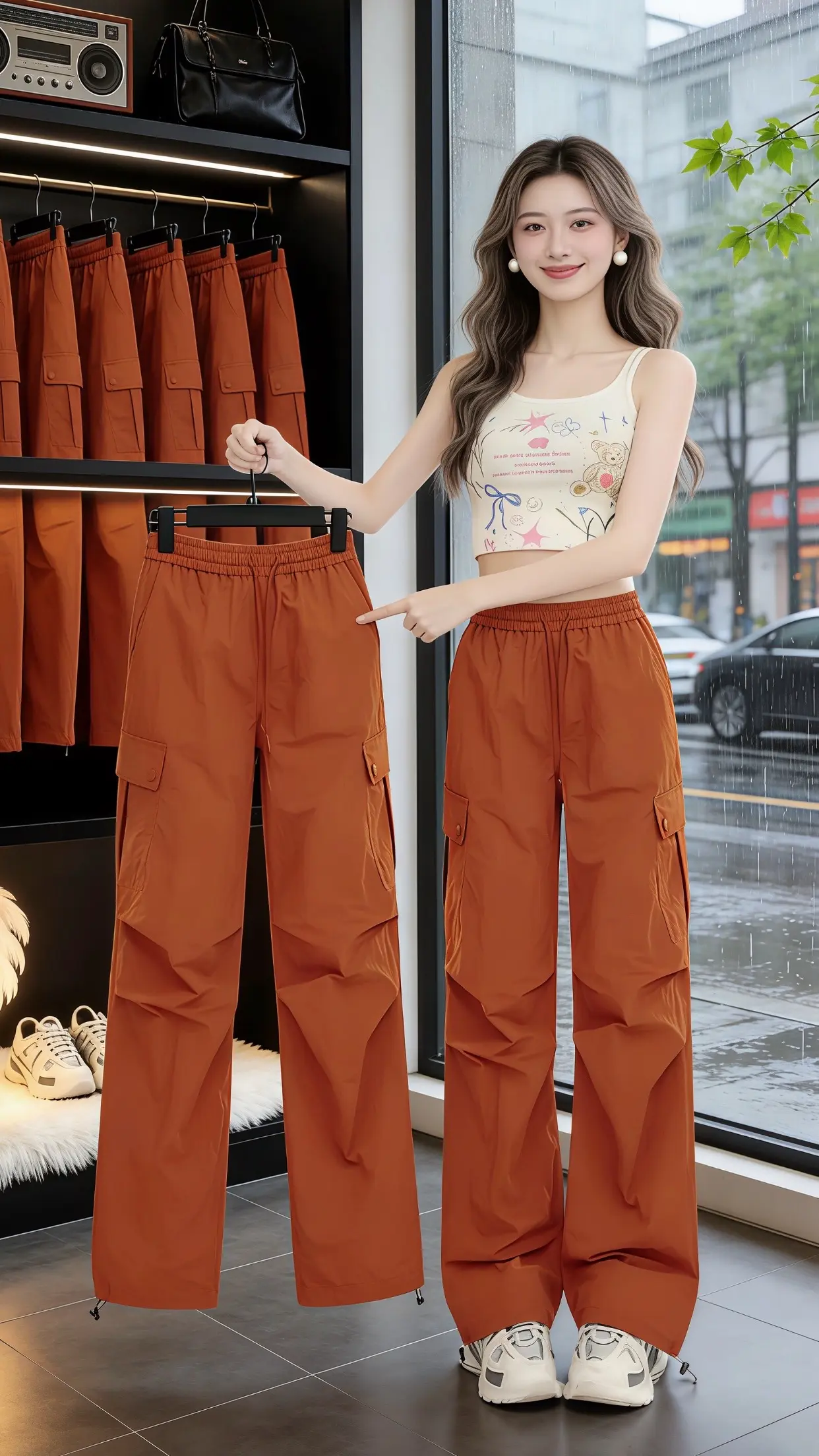 高颜值炸街女工装裤 穿出自己的风格 春款上新 一眼就爱上的神裤 好看的...