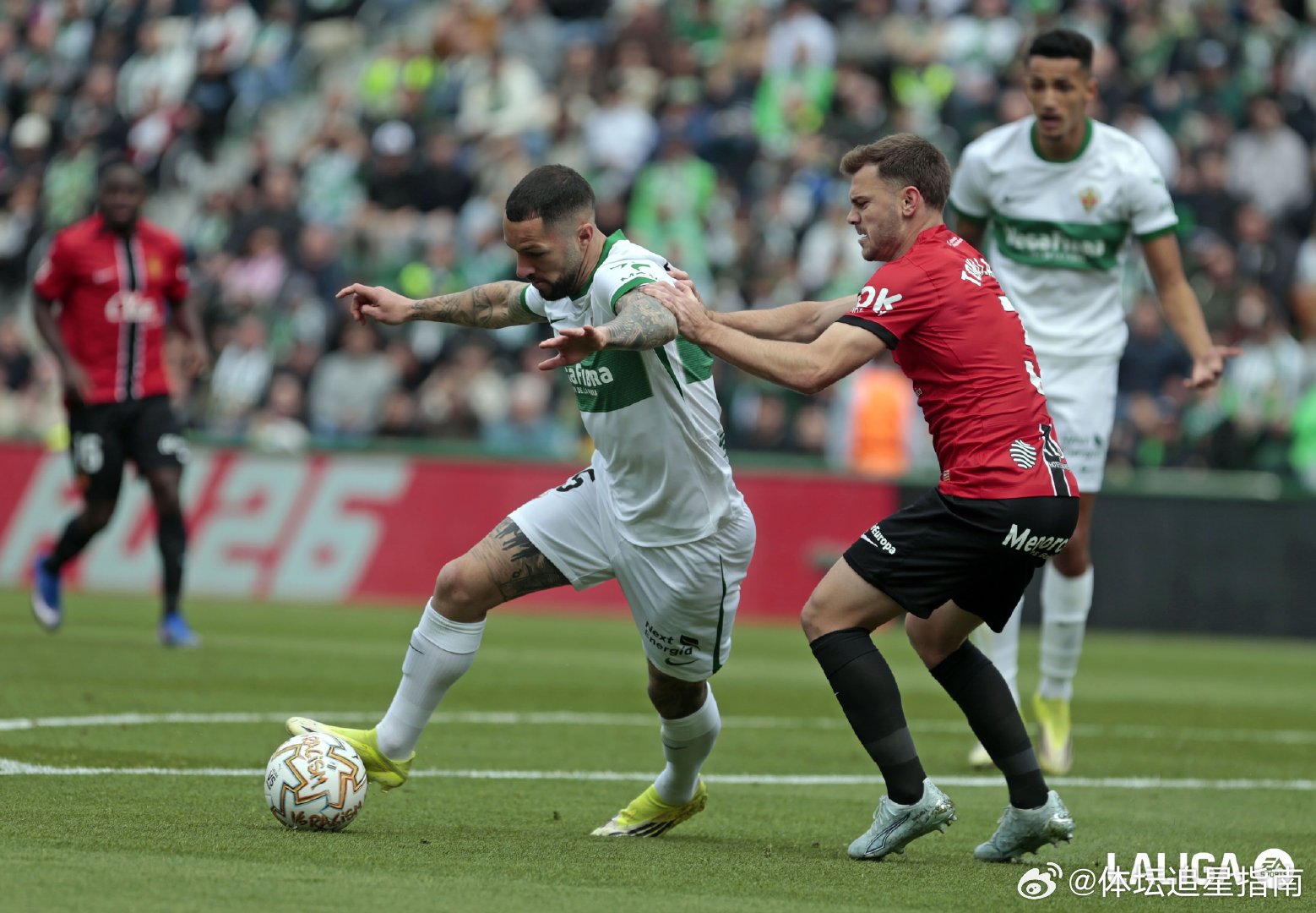 半场｜埃尔切0-0皇家马略卡上半场两队互交白卷。西甲第29轮LALIGAEASP