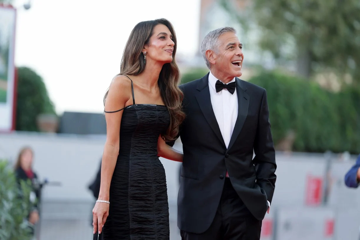 George Clooney和妻子Amal 2日2026 Venice Film