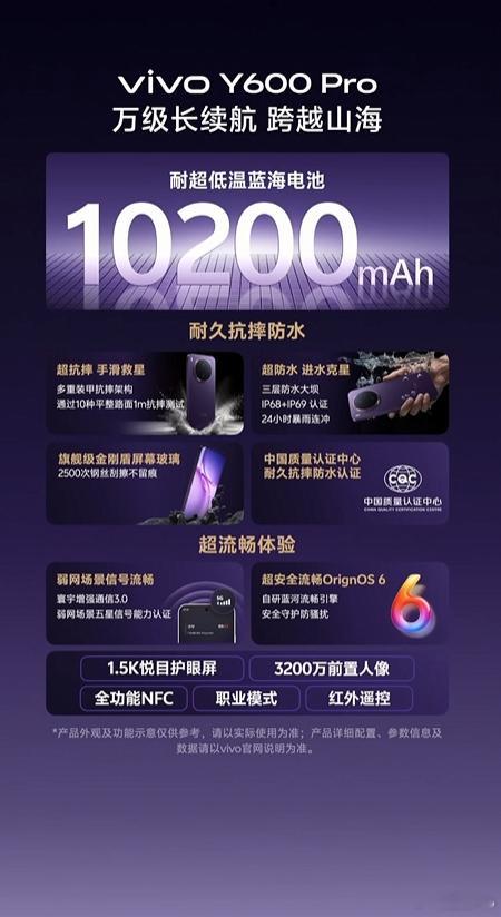 vivo Y600 Pro全部配置和价格来了！国补到手1699起~这个配置和性价