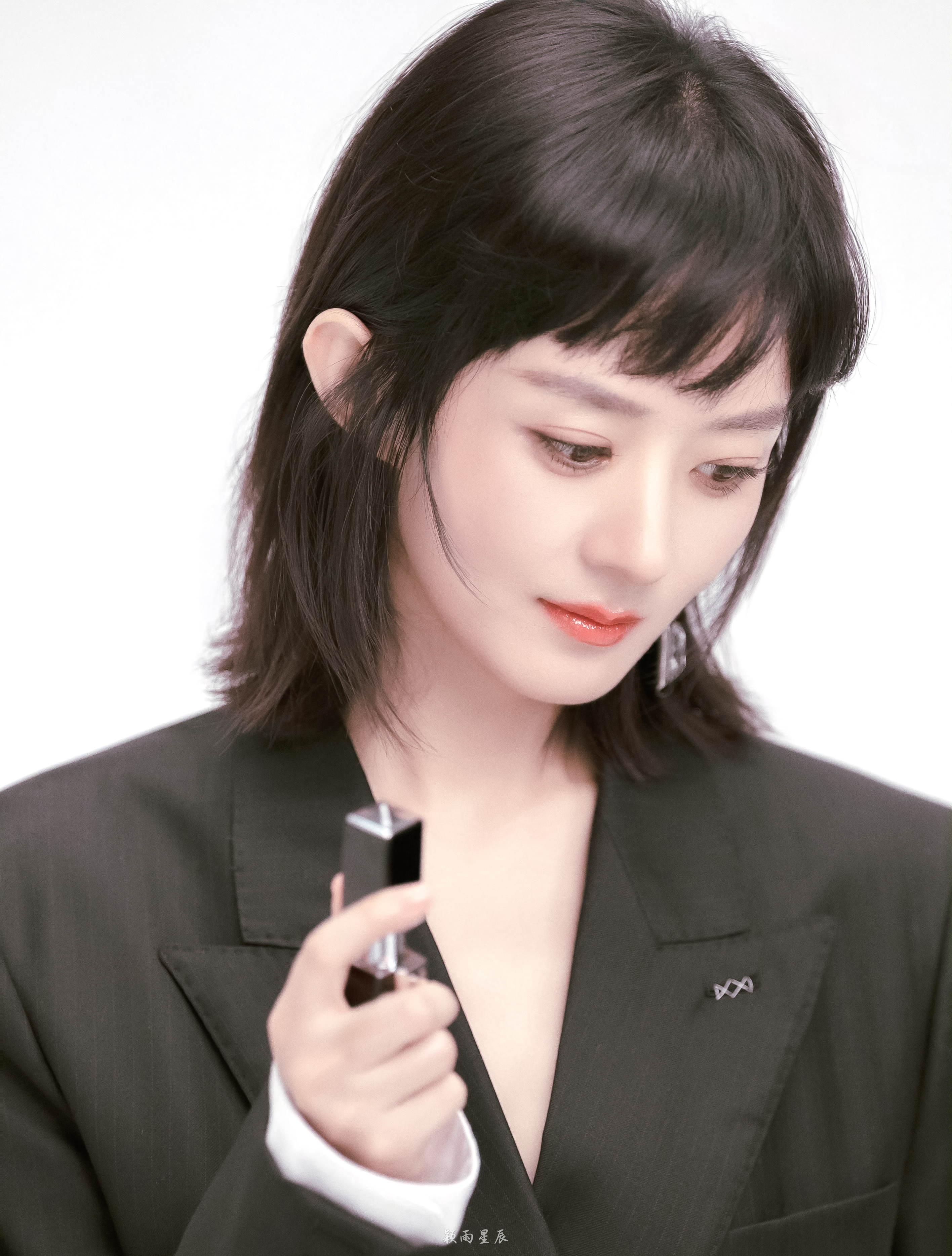 黑色西装🖤赵丽颖赵丽颖狗啃刘海