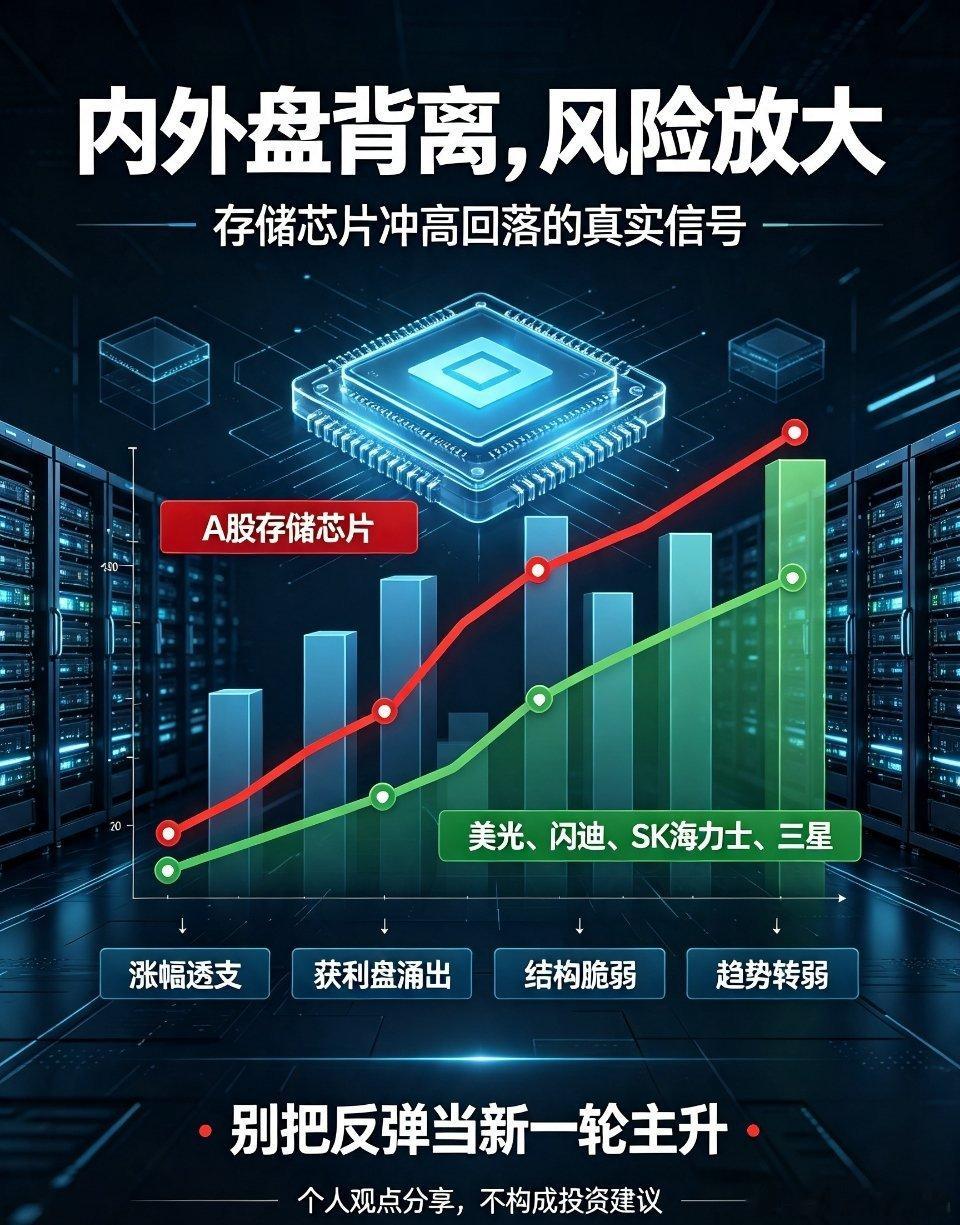 【滔搏盘中跌超20%】耐克抛弃滔搏影响多大存储芯片冲高回落深度：内外盘严重背离，