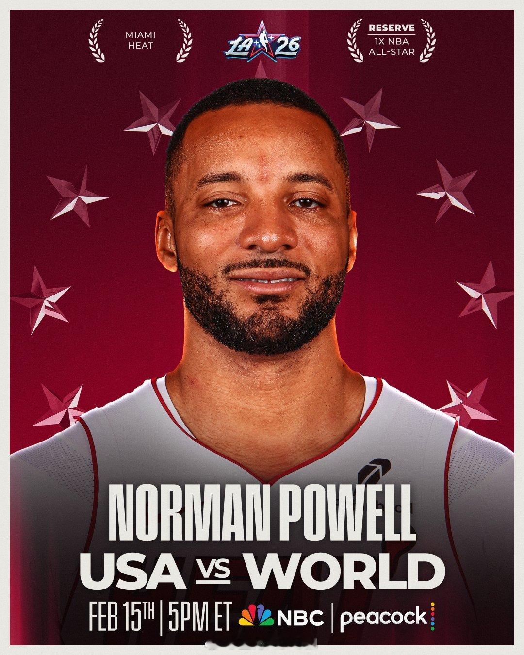 我都没注意，老鲍入选全明星了啊(有我投的几票呢)，我以为热火没人入选比较搞笑的是