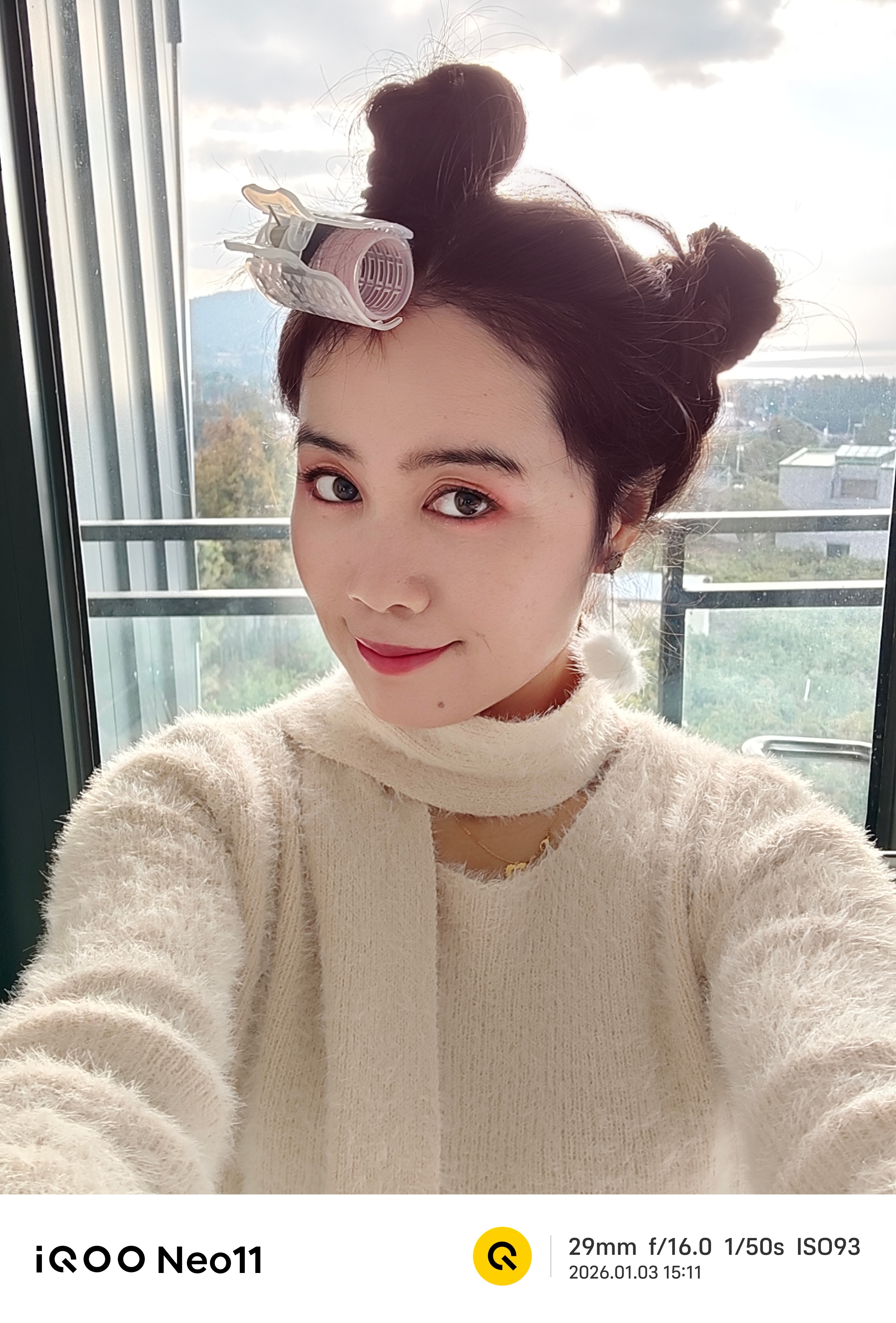 我以为我手里的手机拍照就很美了，没想到这个影像实力真的很棒 期待体验呀iQOO 