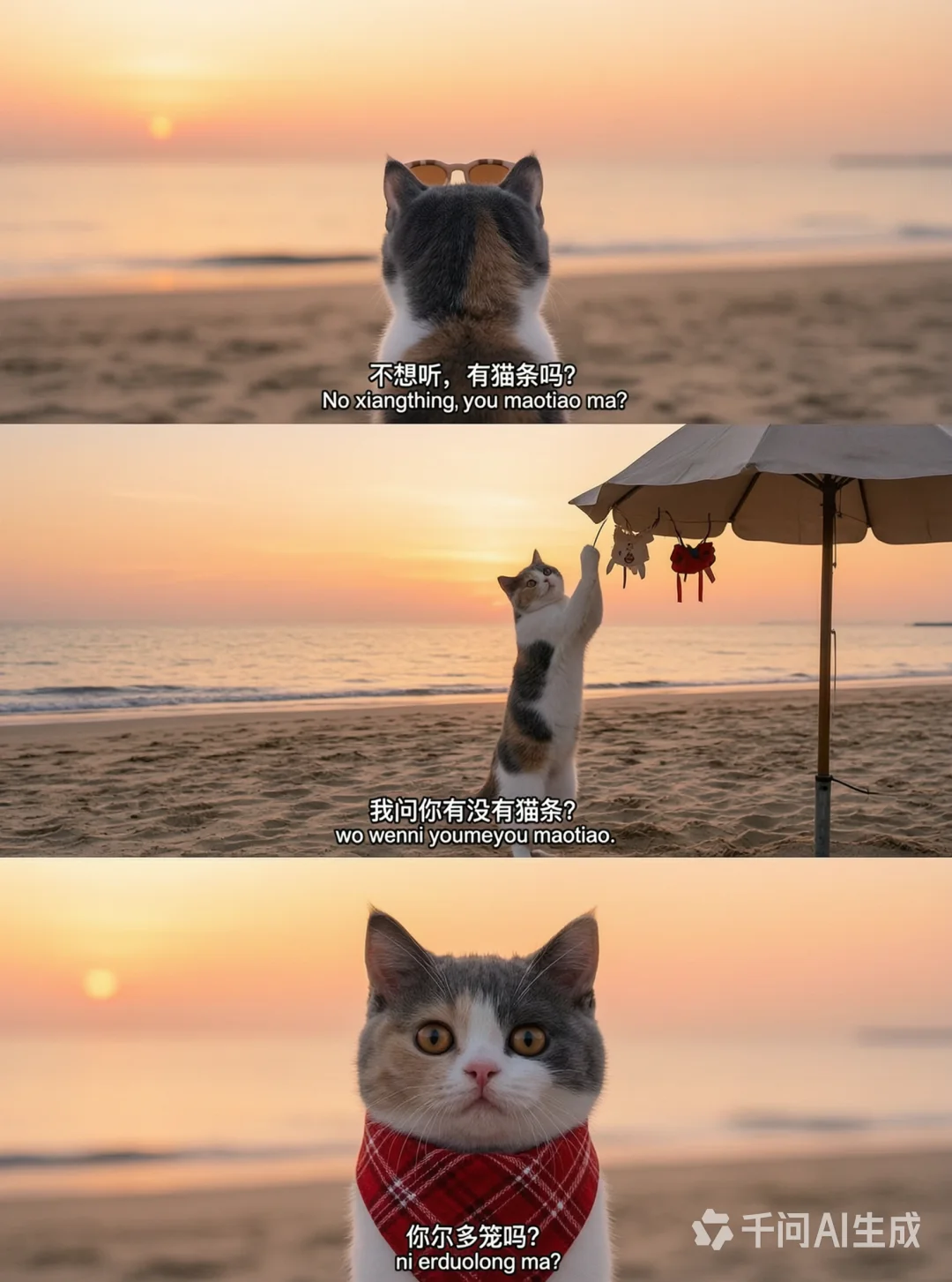 萌宠三宫格🐱人，咪问你有没有猫条？