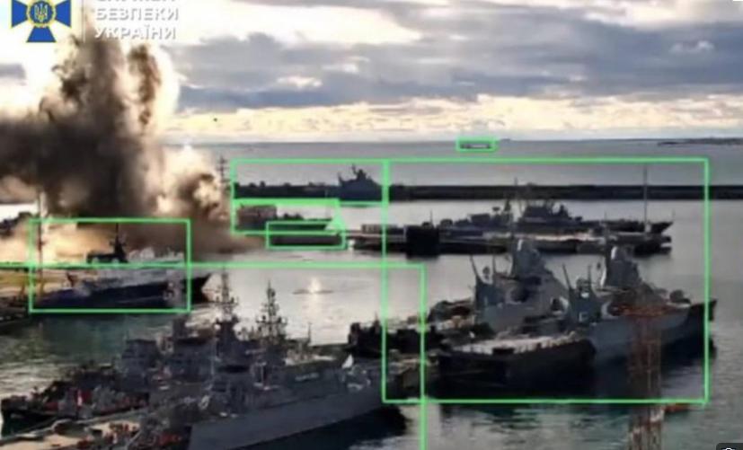 俄否认乌克兰方面宣称的俄潜艇遭袭

此前，乌克兰安全局（SBU）表示，他们在黑海