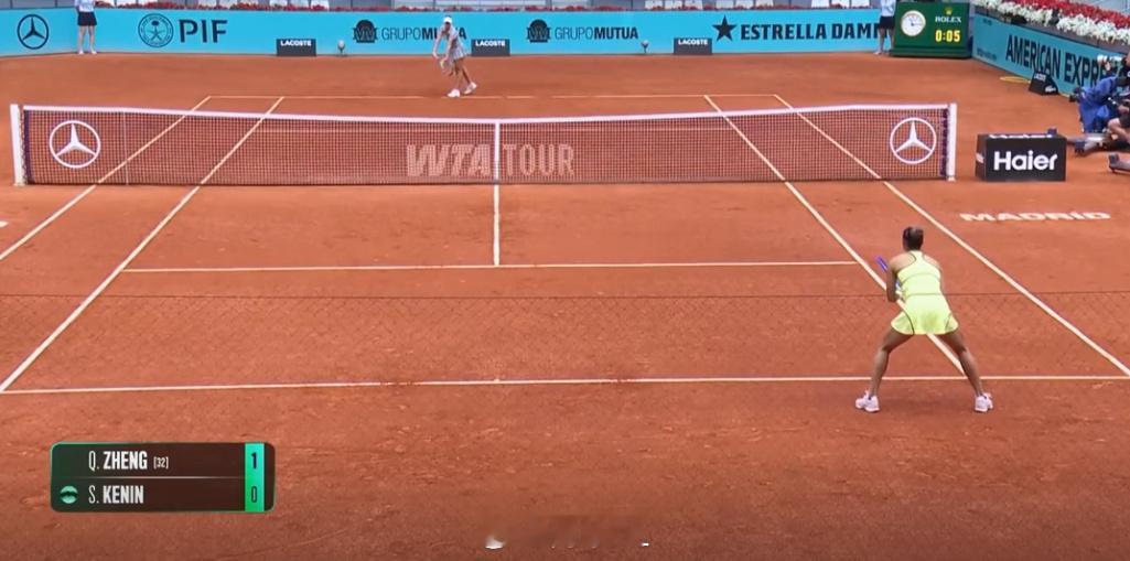 🇨🇳郑钦文一局3个Ace保发网球talking大会wta