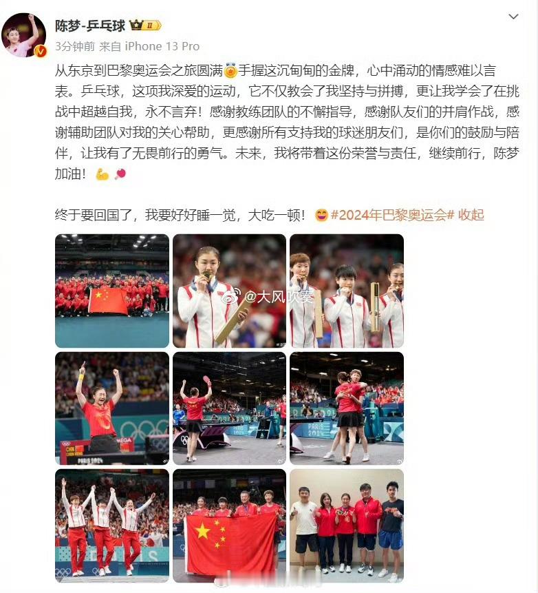 #陈梦说最后一届奥运会非常圆满#这个热搜跟造谣没有区别，就是赤果果的造谣。陈梦这
