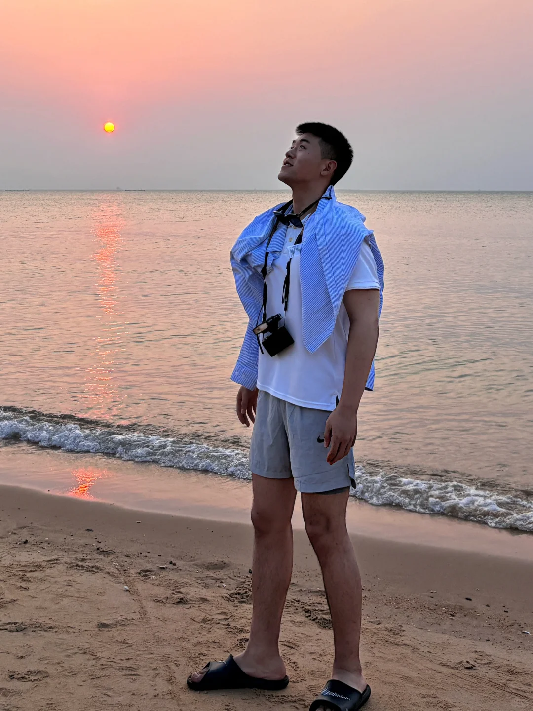 海边日落