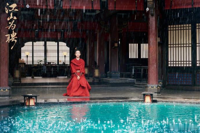 于正晒吴谨言新剧海报  于正晒吴谨言新剧《江山为聘》海报，简直就是太赞了吧，其实