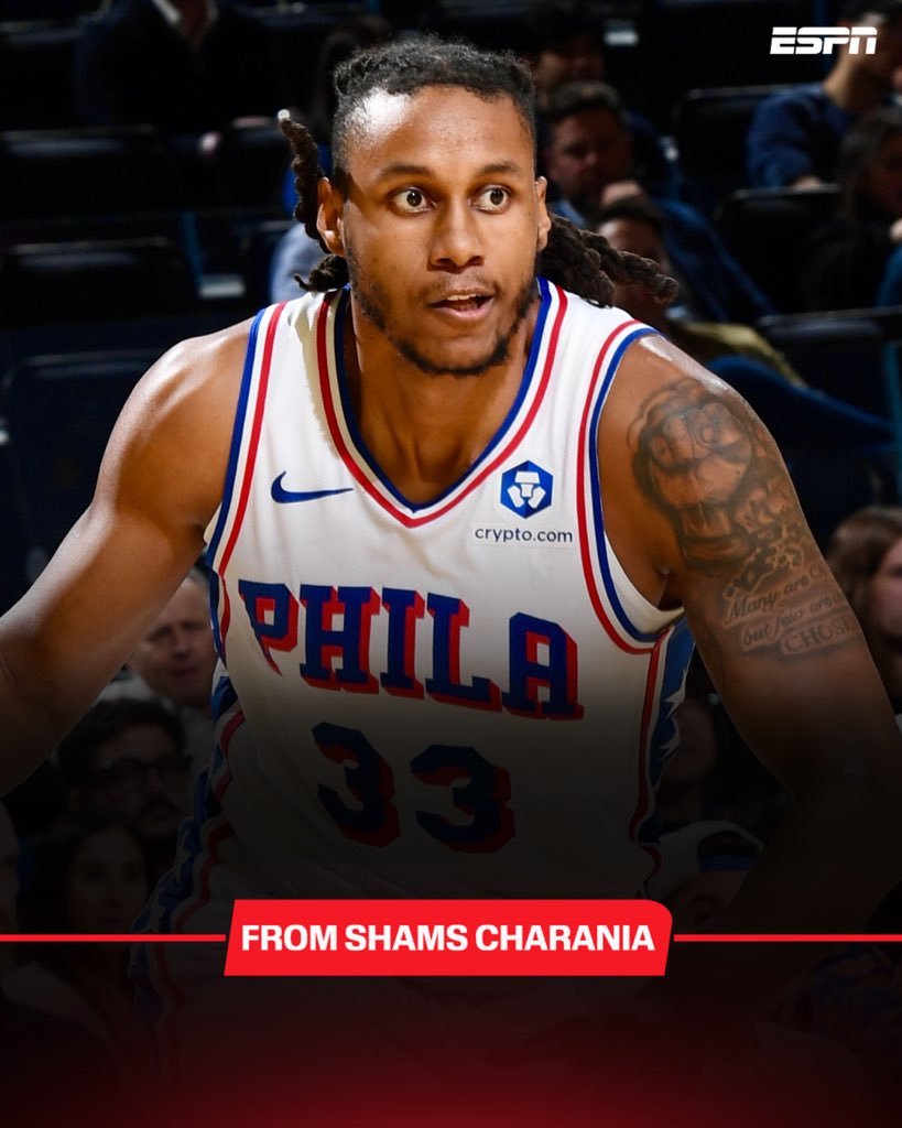 ESPN记者Shams表示，据消息人士透露，费城76人队计划与前锋贾巴里·沃克签